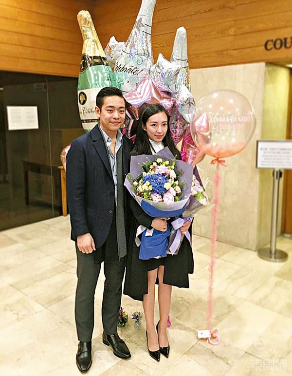 霍启刚|霍启刚堂妹霍咏诗晒孕肚照宣布怀孕，法律博士出身颜值不输女明星