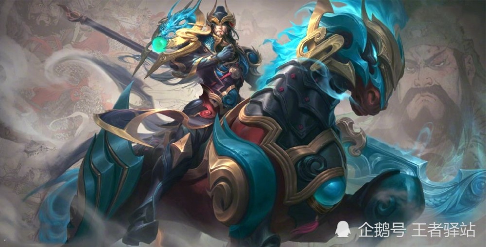 王者荣耀五虎集结1300关羽武圣30号登场模型特效展示