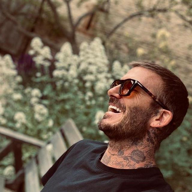 贝克汉姆|贝克汉姆不踢球改养蜜蜂！全家穿防蜂服像太空人，小七比耶笑容甜