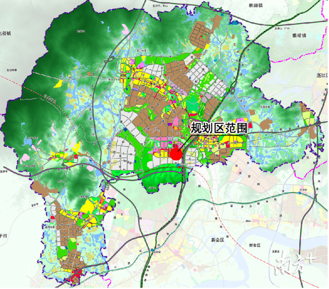 (以下简称"规划")草案完成,并在江门鹤山市自然资源局公示,征求社会