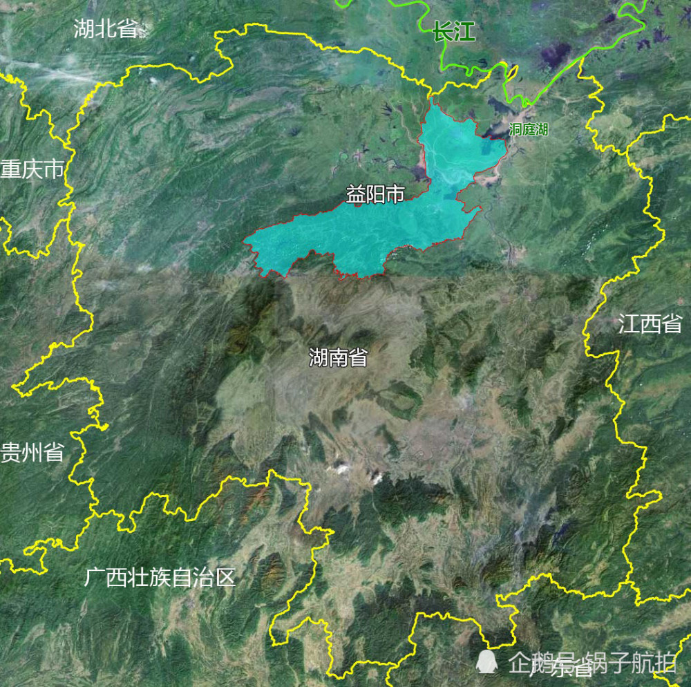 8張地形圖,快速瞭解湖南省益陽市轄的6個區縣市_騰訊新聞