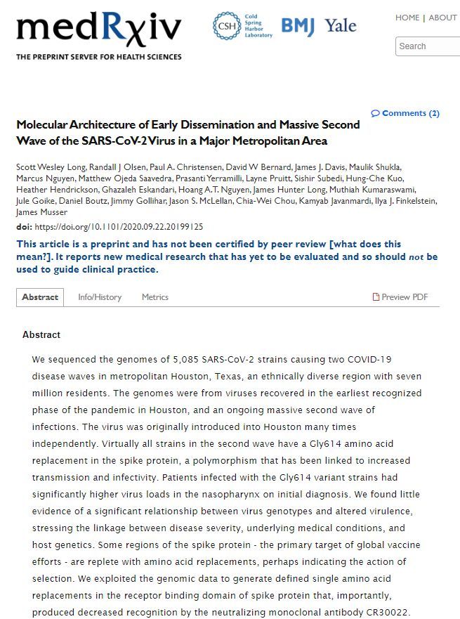 病毒|外媒：研究称新冠病毒变异使其变得更加危险