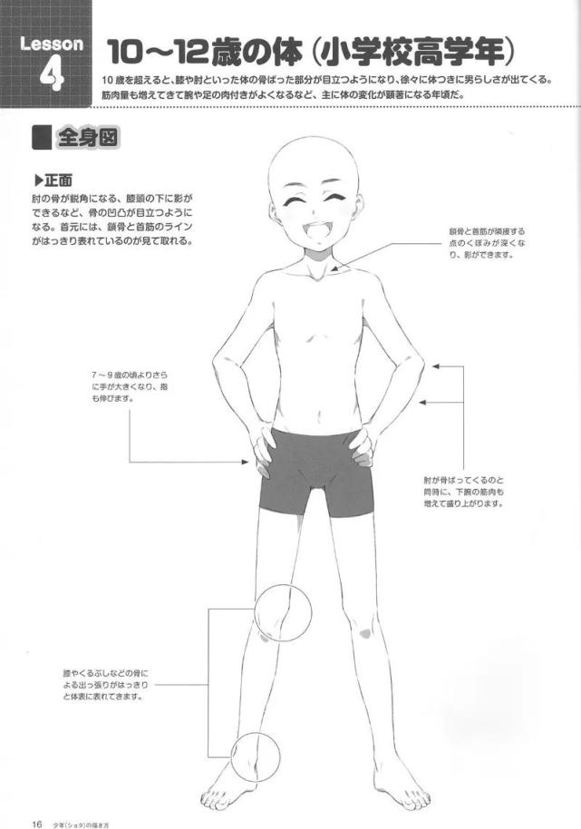Cg原画插画教程 敲可爱的小正太动漫人物教程 正太 动漫