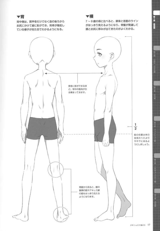 Cg原画插画教程 敲可爱的小正太动漫人物教程 正太 动漫