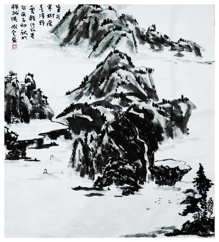 洪成全|献礼国庆重点推荐艺术家段成林山水画作品欣赏