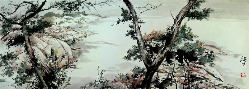 王新民|金牌艺术家庆祝国庆作品联展：王新民油画国画作品欣赏