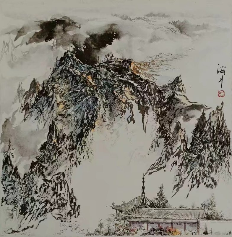 王新民|金牌艺术家庆祝国庆作品联展：王新民油画国画作品欣赏