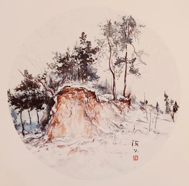 王新民|金牌艺术家庆祝国庆作品联展：王新民油画国画作品欣赏