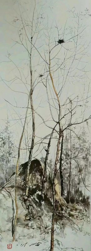 王新民|金牌艺术家庆祝国庆作品联展：王新民油画国画作品欣赏