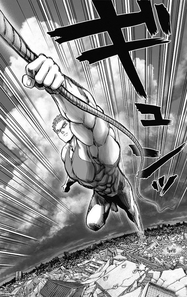 《一拳超人》重制版178话新增:一众s级围剿大蛇,背心尊者致敬桃白白!