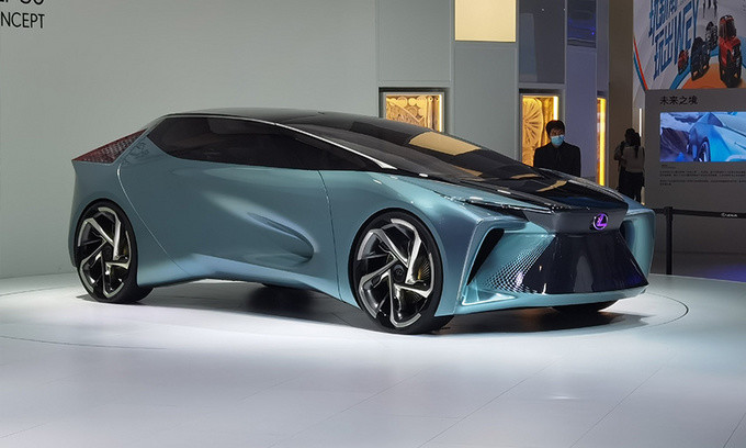 雷克萨斯lf 30纯电概念车亮相线条凌厉内饰科幻 腾讯新闻