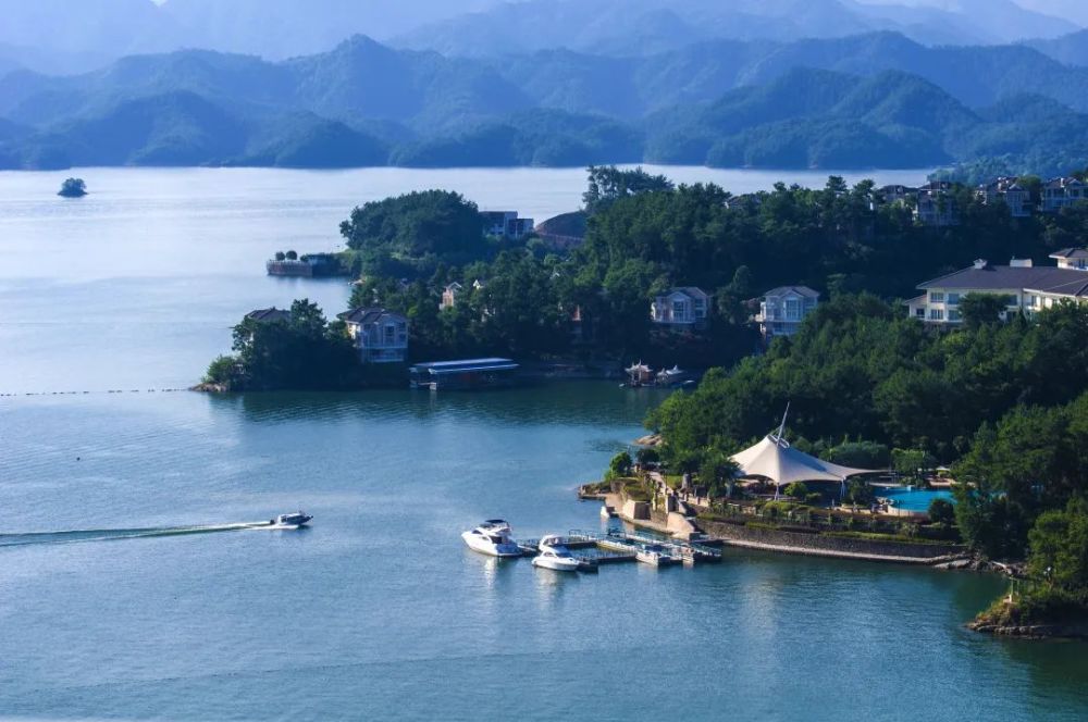 当然会有无敌落日美景绝美风光直面千岛湖中心湖区坐拥得天独厚的地理