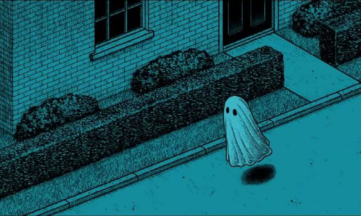 黑色放映机之床单鬼你是否也愿意温暖同样孤独的人呢