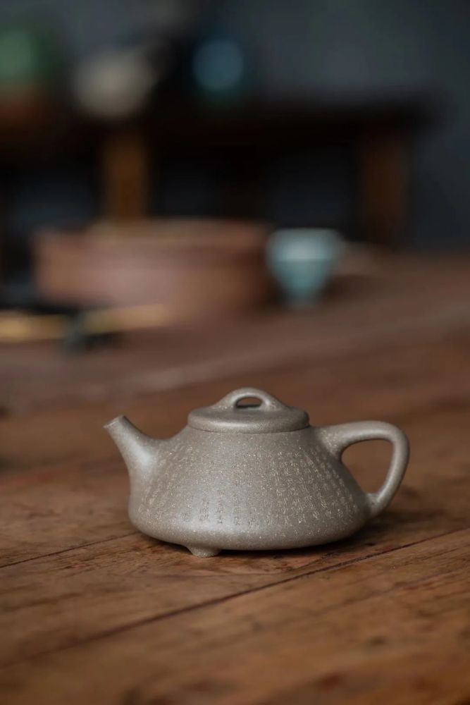 西云|【西云堂】青灰泥·子冶石瓢·180cc