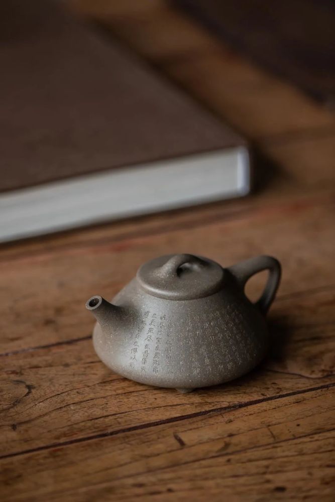 西云|【西云堂】青灰泥·子冶石瓢·180cc