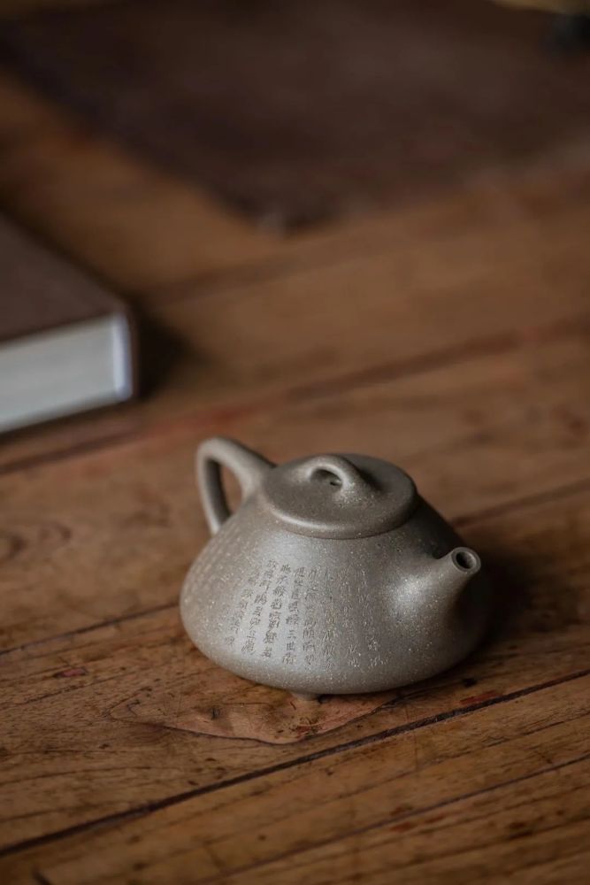 西云|【西云堂】青灰泥·子冶石瓢·180cc