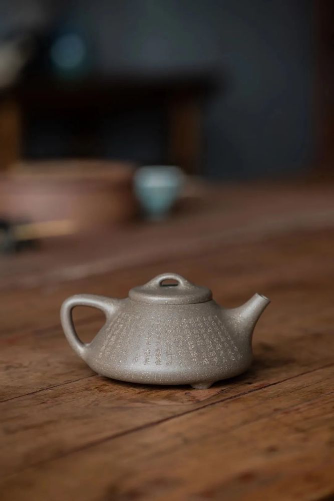 西云|【西云堂】青灰泥·子冶石瓢·180cc