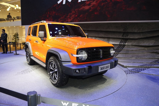 坦克300|非承载式车身设计！WEY坦克300亮相北京车展