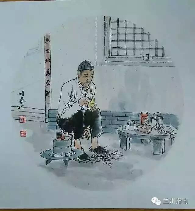 罐罐茶碾场驴拉碾子老裁缝打铁匠簸粮食过年了陈顺泰,字弘苠,1979年生