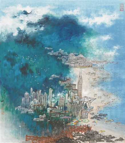 饱含深情画出深圳40年