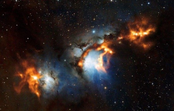 三体|真实的“三体”星系被发现！拥有一个错位行星盘，随时可能被撕碎