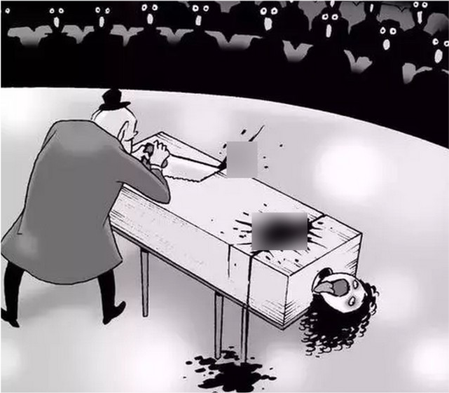 悬疑漫画:魔术师展示"人体切割"后,女孩完好无损,痣却消失了!