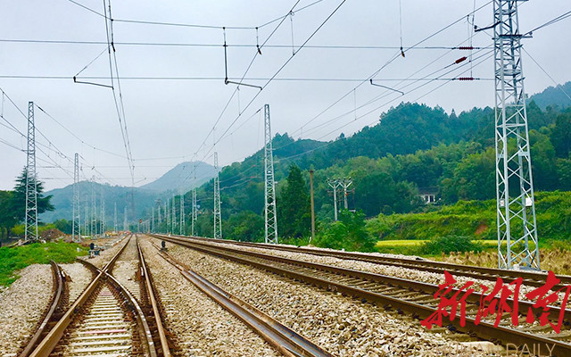 焦柳铁路湖南段南线电气化提质改造工程圆满完成