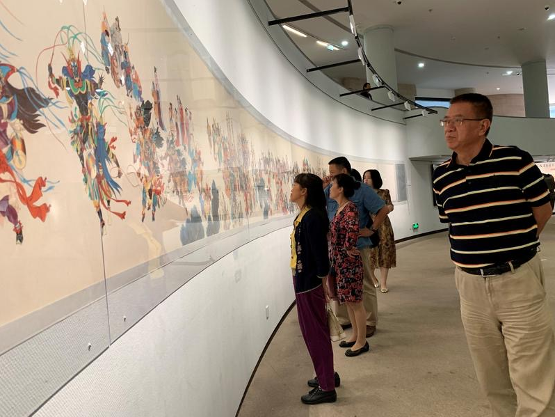 丹青|一款唐风盛宴 马欣乐丹青巨制《大唐盛景图卷》西安首展