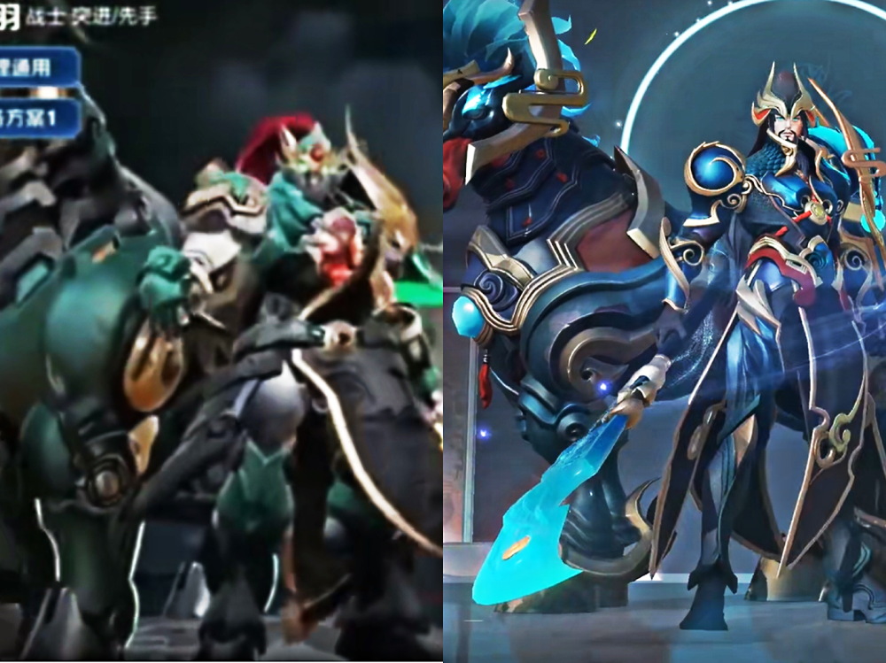 看了五虎将其他四位的皮肤都知道,机甲风格是已经定好的,包括海报建模