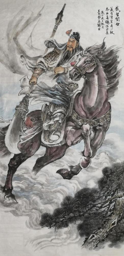 关公吴|“关公吴”吴成岗古典人物画展在成都开展 将持续至10月7日