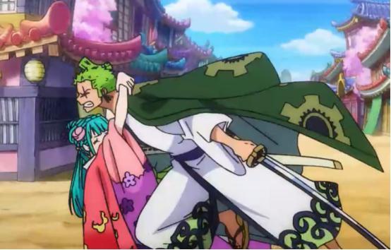 海贼王:山治怒踹德雷克,只为救漂亮日和,不料被索隆强行抱走!