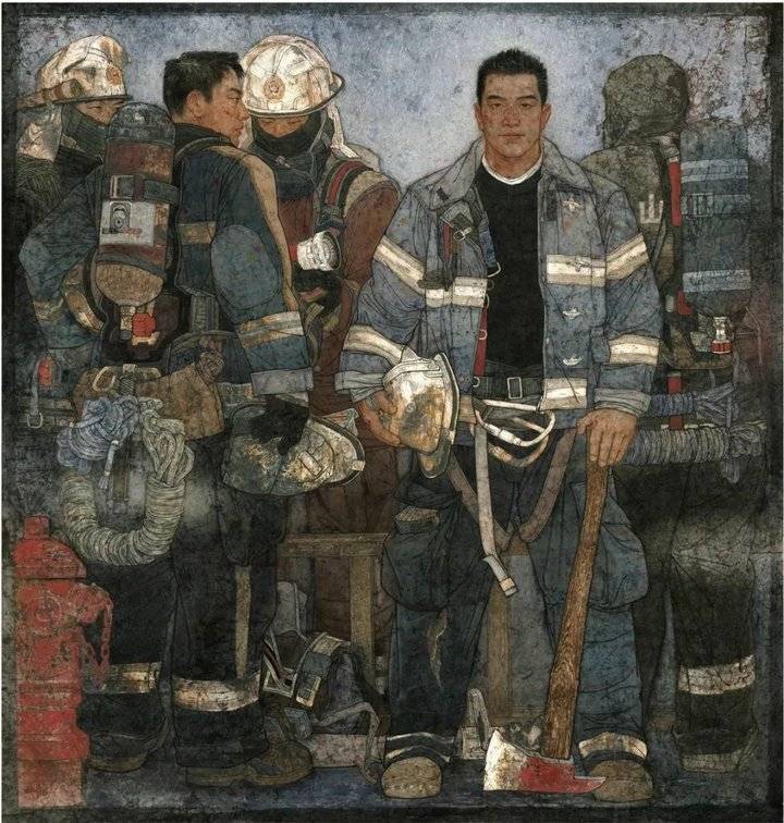 山东省中国画学会|【展讯】济南名士多——李玉旺创作研究展昨日趵突泉万竹园开幕