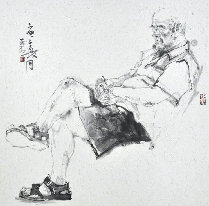 山东省中国画学会|【展讯】济南名士多——李玉旺创作研究展昨日趵突泉万竹园开幕