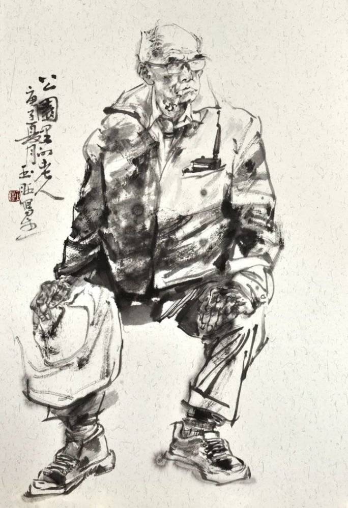 山东省中国画学会|【展讯】济南名士多——李玉旺创作研究展昨日趵突泉万竹园开幕