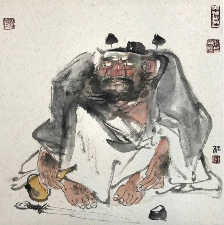 山东省中国画学会|【展讯】济南名士多——李玉旺创作研究展昨日趵突泉万竹园开幕