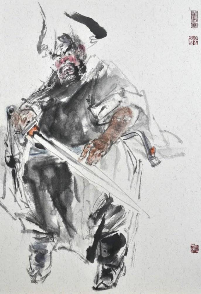 山东省中国画学会|【展讯】济南名士多——李玉旺创作研究展昨日趵突泉万竹园开幕