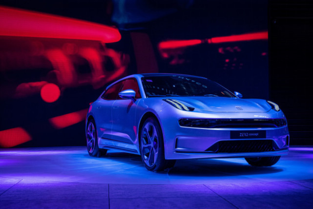 领克汽车|紧跟时代潮流，领克首款纯电ZERO亮相北京车展