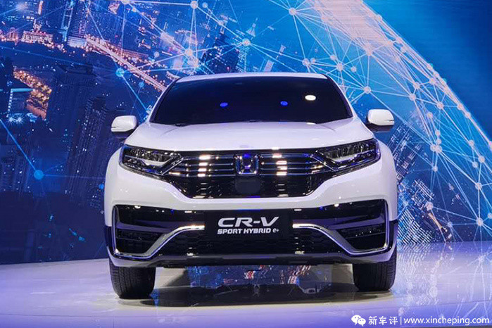 honda e|本田首款H标纯电动概念车/CR-V插混亮相北京车展