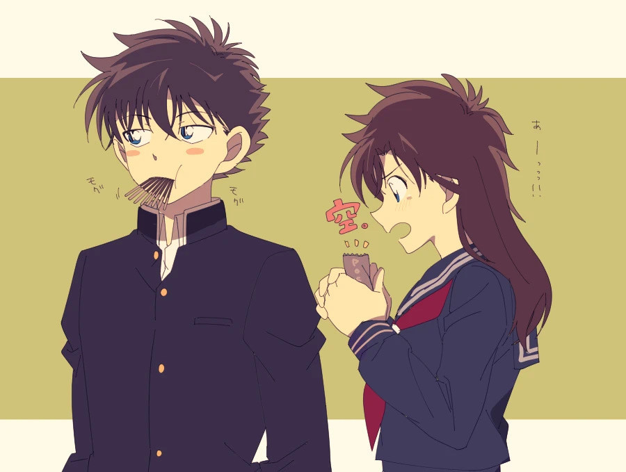 但是青子并不会放在心上,毕竟快斗是青子喜欢的男孩