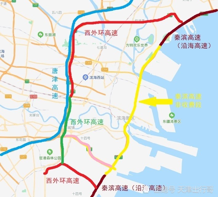 滨海新区西外环高速完成交工验收,历时十年终将通车_腾讯新闻