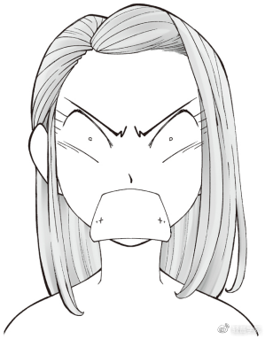 教你轻松绘画怒表情的画法!