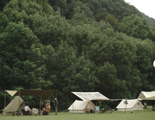 董花花|享受！董花花入秋露营自制海鲜餐 神秘男背影网友怀疑是蒋凡