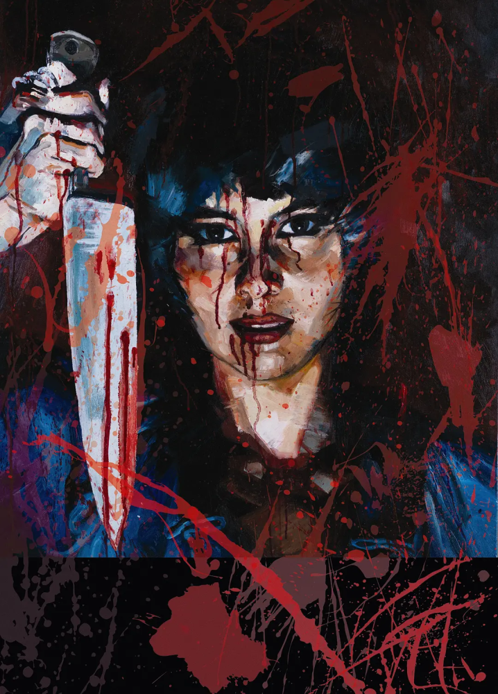 被房价逼疯的女人拿着刀闯进了富人小区