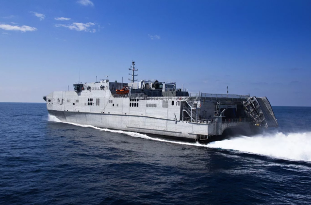 以运输为重要军事任务先锋级联合高速船性能独特具有非凡意义