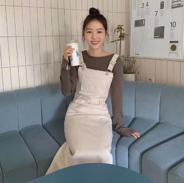 韩系穿搭来了,妥妥的温柔女神打扮,小清新十足