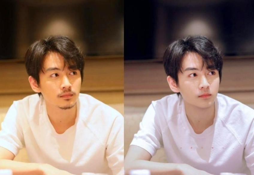 陈晓新剧收官合影,与王一博同框,剃去胡须归来仍是少年_腾讯新闻