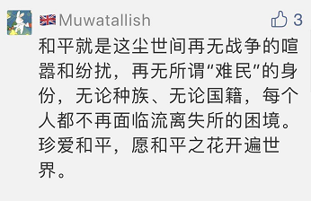 国际和平日|留言月历 这么动容！