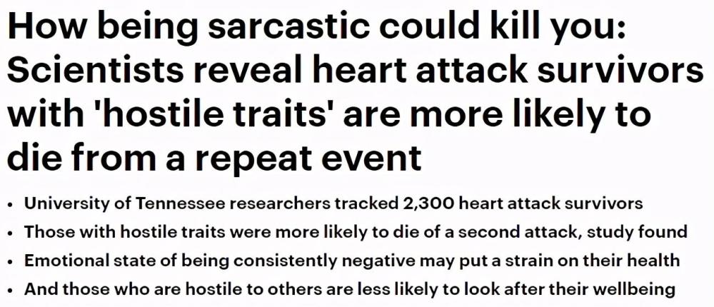 肥胖|研究发现：嘴毒的人，可能比常人早死几年，刀子嘴损人又害己