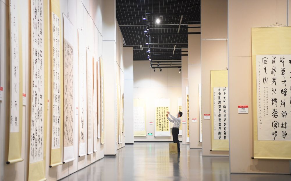 书法|从大字不识几个到书法获奖 村民作品登上平谷区书画展