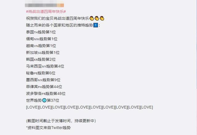 肖战|好庆幸4周年这天，肖战变回了原来的样子，海外人气之高让人咋舌